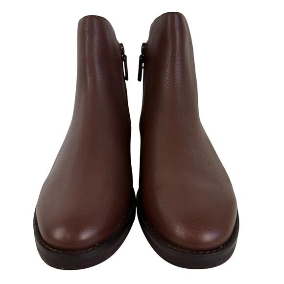 COLE HAAN RIVER WATERPROOF CHELSEA‎ BOOTIES IN SEQUOIA LEATHER NWOB SIZE 8B - Picture 3 of 14